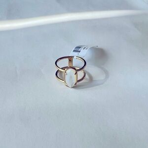 Elyse Ring 18k Gold Vermeil Ivory Mop 8